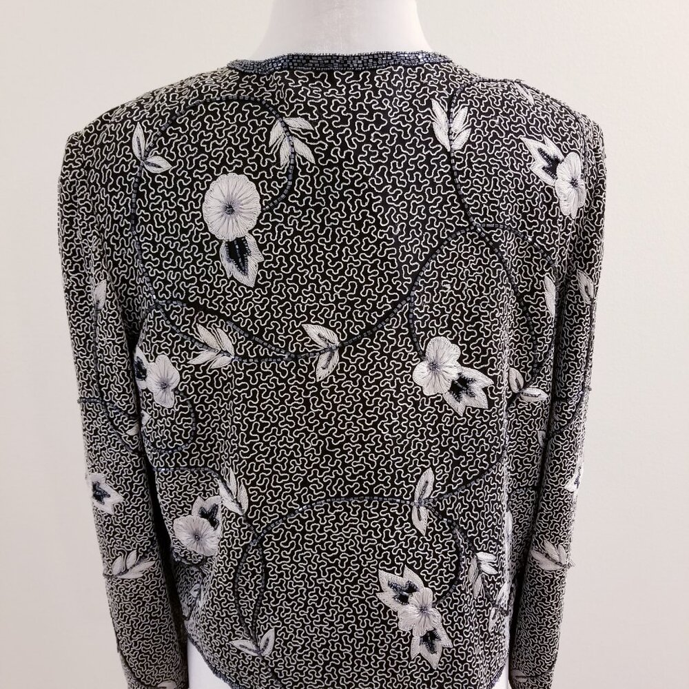 90s Vintage Adrianna Papell Occasions Jacket and Shell Set - PM - Picture 4 of 6